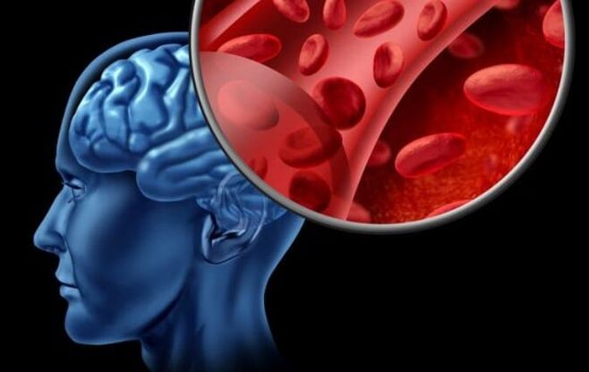 Oxygen starving brain